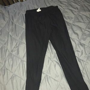 One step up black soft leggings